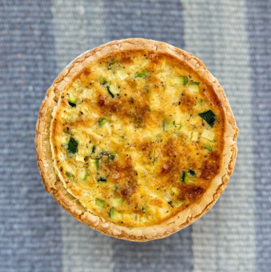 Organic Zucchini & Tomato Quiche